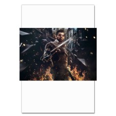 Notebooks A5 with print Deus Ex Protagonist With A Sword -