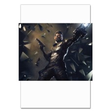 Notebooks A5 with print Deus Ex Protagonist With A Gun -