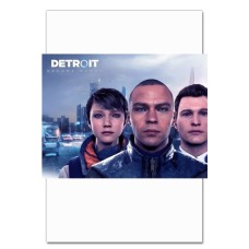 Notebooks A5 with print Detroit Become Human Three Playable Characters -