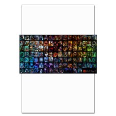 Notebooks A5 with print Dota 2 All The Characters -