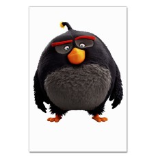 Notebooks A5 with print Angry Birds Black Bird -