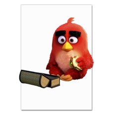 Notebooks A5 with print Angry Birds Red Bird With Sandwich -