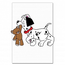 Notebooks A5 with print 101 Dalmatians Puppy With Toys -