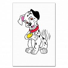 Notebooks A5 with print 101 Dalmatians Puppy With Medal -
