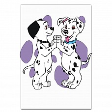 Notebooks A5 with print 101 Dalmatians Cute Puppies Print -