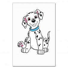 Notebooks A5 with print 101 Dalmatians Funny Puppy -