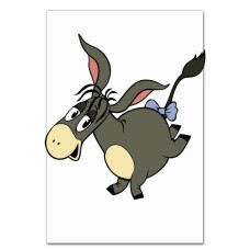 Блокнот А5 с принтом Винни-Пух Ослик Иа -