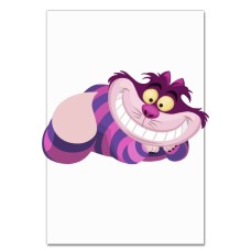 Notebooks A5 with print Alice In Wonderland Cheshire Cat Print -