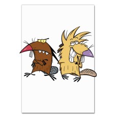 Notebooks A5 with print Angry Beavers Main Heroes -
