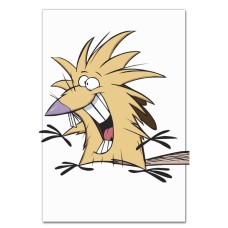 Notebooks A5 with print Angry Beavers Norbert Foster Beaver -