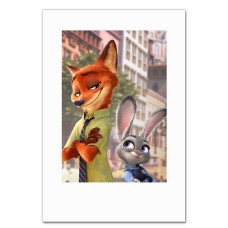 Notebooks A5 with print Zootopia Judy Hopps And Nick Wilde -