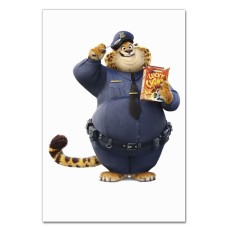 Notebooks A5 with print Zootopia Benjamin Clawhauser -