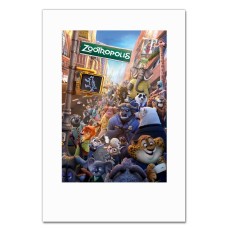 Notebooks A5 with print Zootopia Zootropolis -