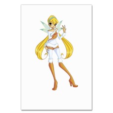 Notebooks A5 with print Winx Club Stella In White -