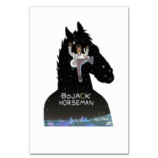 Notebooks A5 with print Bojack Horseman Main Theme -