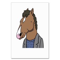 Notebooks A5 with print Bojack Horseman Minimalism -