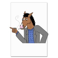 Notebooks A5 with print Bojack Horseman Smoke -