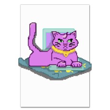 Notebooks A5 with print Bojack Horseman Princess Carolyn Pixel Version -