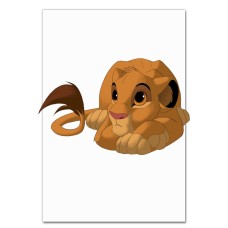 Notebooks A5 with print The Lion King Simba -