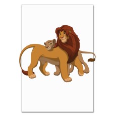 Notebooks A5 with print The Lion King Love -