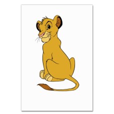 Notebooks A5 with print The Lion King Little Lion -