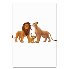 Notebooks A5 with print The Lion King Family -