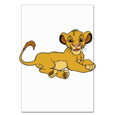 Notebooks A5 with print The Lion King Little Simba -