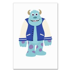 Блокнот А5 с принтом Корпорация Монстров Джеймс Салливан Арт -