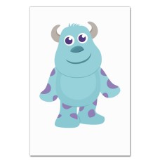 Блокнот А5 с принтом Корпорация Монстров Джеймс Салливан Прикольный -