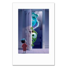 Блокнот А5 с принтом Корпорация Монстров Дверь -