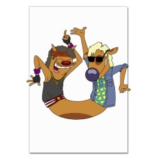 Notebooks A5 with print Catdog Dance -