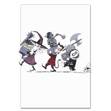 Notebooks A5 with print The Nightmare Before Christmas Heroes -
