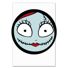Notebooks A5 with print The Nightmare Before Christmas Face -
