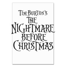 Notebooks A5 with print The Nightmare Before Christmas Logo -