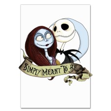 Notebooks A5 with print The Nightmare Before Christmas Love -