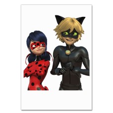 Блокнот А5 с принтом Леди Баг И Супер-Кот -