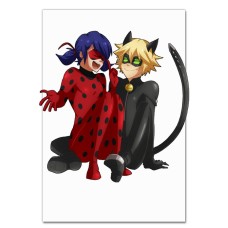 Блокнот А5 с принтом Леди Баг И Супер-Кот Принт -