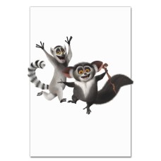 Notebooks A5 with print Madagascar Funny Lemurs -