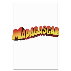 Notebooks A5 with print Madagascar Logo -