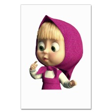 Notebooks A5 with print Masha And The Bear Masha -