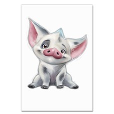 Notebooks A5 with print Moana Little Pig -