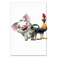 Notebooks A5 with print Moana Animals -