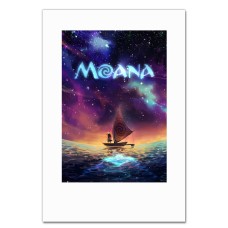 Notebooks A5 with print Moana Beautiful Sea Logo -