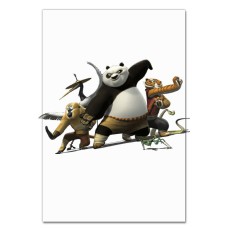 Блокнот А5 с принтом Кунг Фу Панда Герои -