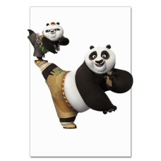 Блокнот А5 с принтом Кунг Фу Панда И Ребенок -