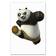 Блокнот А5 с принтом Кунг Фу Панда Сила -