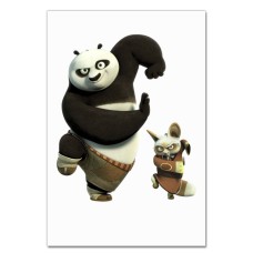 Блокнот А5 с принтом Кунг Фу Панда И Учитель -