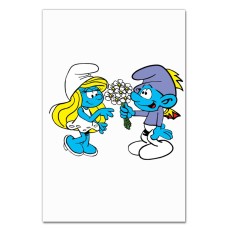 Notebooks A5 with print The Smurfs Love -