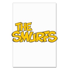 Notebooks A5 with print The Smurfs Logo -