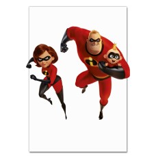 Notebooks A5 with print The Incredibles Heroes -